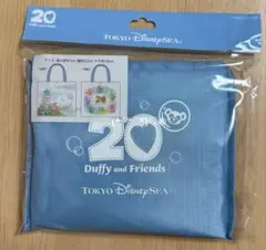ディズニー　ダッフィー　カラフルハピネス　20周年　エコバッグ