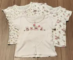 ベビー肌着 半袖シャツ 3枚セット 80cm