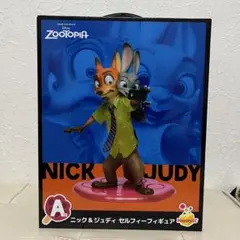 ズートピア 一番くじ A賞 ニック＆ジュディ セルフィーフィギュア