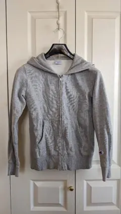 ◎USED◎Champion グレー ジップアップパーカー