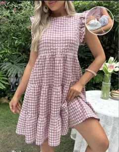 SHEIN 授乳服 ワンピース マタニティドレス ファスナー Mサイズ