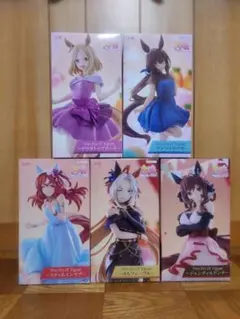 ウ*ロ様 【限定値下げ】ラウンドワン限定 ウマ娘 フィギュア5体+ちびぬい2個セ
