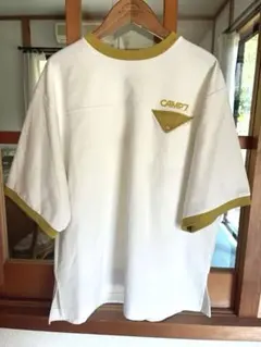 試着のみ☺︎CAMP7 半袖 Tシャツ ホワイト イエローのサムネイル
