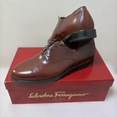 Salvatore Ferragamo ブラウン ドレスシューズ8EE 未使用品