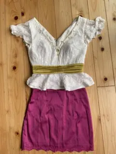 ROBE de FLEURS ツーピース ドレス　美品のサムネイル