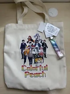 ※難あり【新品未使用】カラフルピーチ トートバッグ アベイルコラボ