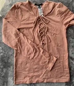 forever21 ピンクベージュ トップス