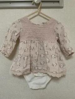 プティマイン　ロンパース　花柄　70