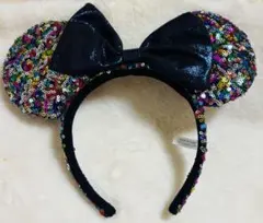 ミニー　スパンコール　カチューシャ　ディズニー　　ランド　シー　グッズ