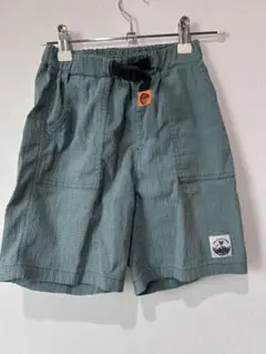 グリーン ハーフパンツ ミッキー