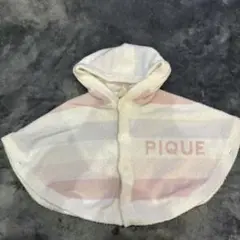 gelatopique　ジェラートピケ　アウター　ポンチョ　ピンク　80㎝