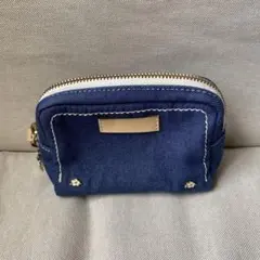 マイメロチャームつき　サマンサタバサ　デニムポーチ