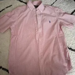 Polo Ralph Lauren 半袖シャツ 赤白ストライプ