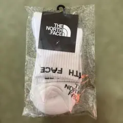 新品未使用 韓国 the north face 靴下 ソックス 白24cm