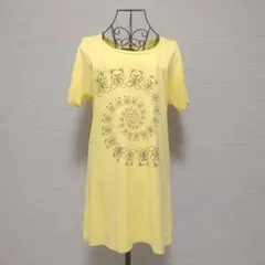 HYSTERIC GLAMOUR ベア柄 チュニック イエローのサムネイル
