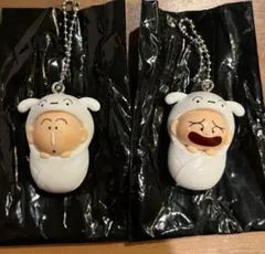 クレヨンしんちゃん おくるみbabyスイング カプセルトイ 2点セット