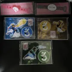 happyくじ　ベイマックス　アクリルスタンドラバーコレクション5点セット