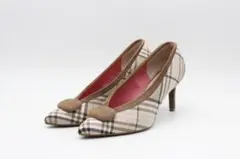 BURBERRY バーバリーブルーレーベルノバチェック ミュール - メルカリ