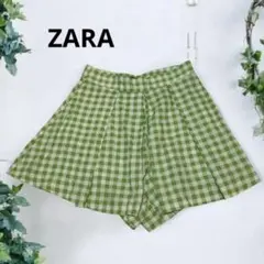 期間限定最終値下げ！ZARA ザラ　ギンガムチェック柄　ショートパンツXS