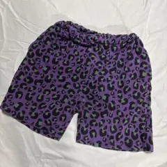 MERKEY'S マーキーズヒョウ柄ハーフパンツ 紫色 150センチ