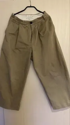 STUDIO NICHOLSON ベージュ ワイドパンツ Sのサムネイル