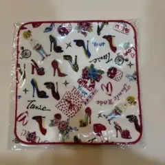 Tunic 靴と花のデザインハンカチ　レオパード柄ペンケース＆巾着セット