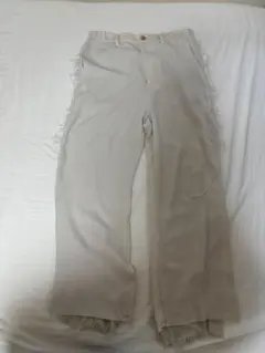 DISCOVERED フリンジ ワイドパンツ ベージュのサムネイル