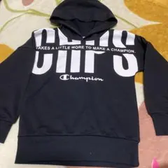 Champion ブラック パーカー 130サイズ