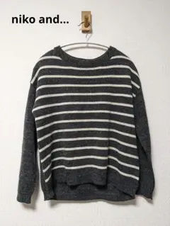 ニコアンド セーター ニット アルパカ ボーダー