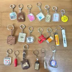 N901 20個 キーホルダー 60s 70s 80s 90s ストリート 素材