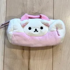 コリラックマ リラックマ ぬいぐるみボストンバッグ型ポーチ　筆箱　ペンケースのサムネイル
