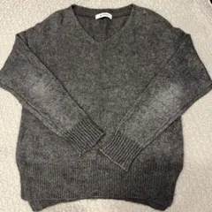 ナノユニバース　Vネックニット グレー　36 NANO　UNIVERSE