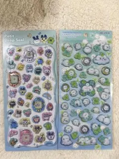 正規品　たまごっち　プチドロップシール　しまえながキャンディグリッターステッカー