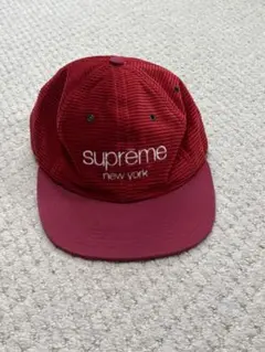 Supreme コーデュロイキャップ レッド　2月2日まで値下げ