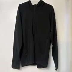 TIGORA Lサイズ　ブラック フルジップ フード付きジャケット