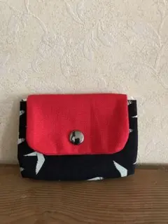 ミニフラップポーチ　ハンドメイド