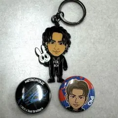 登坂広臣　OMI ライブグッズ　三代目JSB 缶バッジ　キーホルダー　まとめ売り