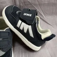 13.5cm良品　IFME ネイビー スニーカー 入園入学 新学期にも　イフミー