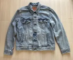 美品 リーバイス Levis デニムジャケット ダメージリペア 72334