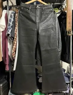 Bolan似 フレアデニム opium wax Opium waxed coating black denim bolan - メルカリ
