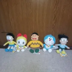 ドラえもん　のび太　ジャイアン　スネ夫　ドラミ　ぬいぐるみ