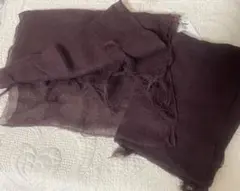 【新品】スカーフ　2枚セット　毛100