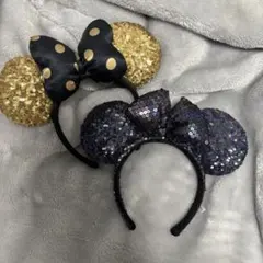 ディズニー カチューシャ2個セット