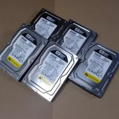 WesternDigital WD1602ABYS 160GB 5台セット