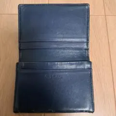 Paul Smith ネイビー レザー 名刺入れ