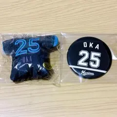 岡大海選手実使用バット 千葉ロッテマリーンズ 25 岡大海 実使用バット