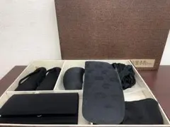 S 喪服小物セット 草履 バッグ 葬儀用 帯揚げ 帯締め 帯枕のサムネイル