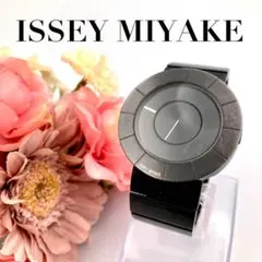 【稼動美品】 イッセイミヤケ VJ20-0010 腕時計 吉岡徳仁 ブラック ISSEY MIYAKE イッセイミヤケ TO 時計 ブラック 吉岡徳仁 稼働