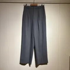 タック ワイドパンツ