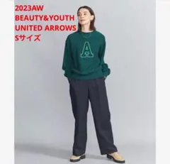 未使用＊BEAUTY&YOUTH チョークスストライプゴムパンツ 楽ちん綺麗め